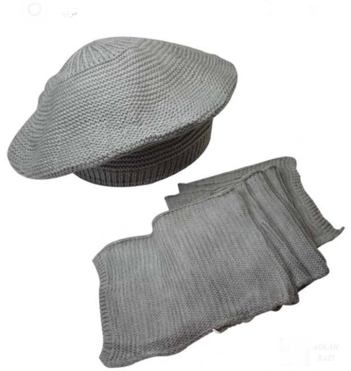 شال و کلاه بافت فرانسوی