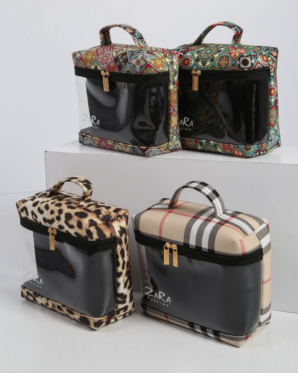 کیف لوازم آرایش طلقی بزرگ