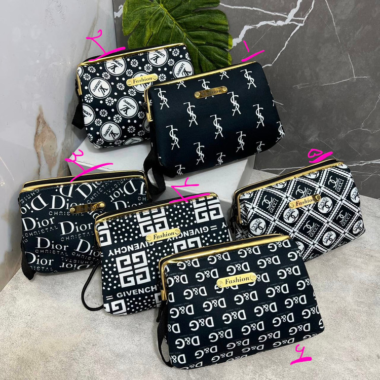 کیف لوازم آرایش طرح برند