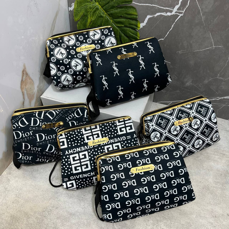 کیف لوازم آرایش طرح برند