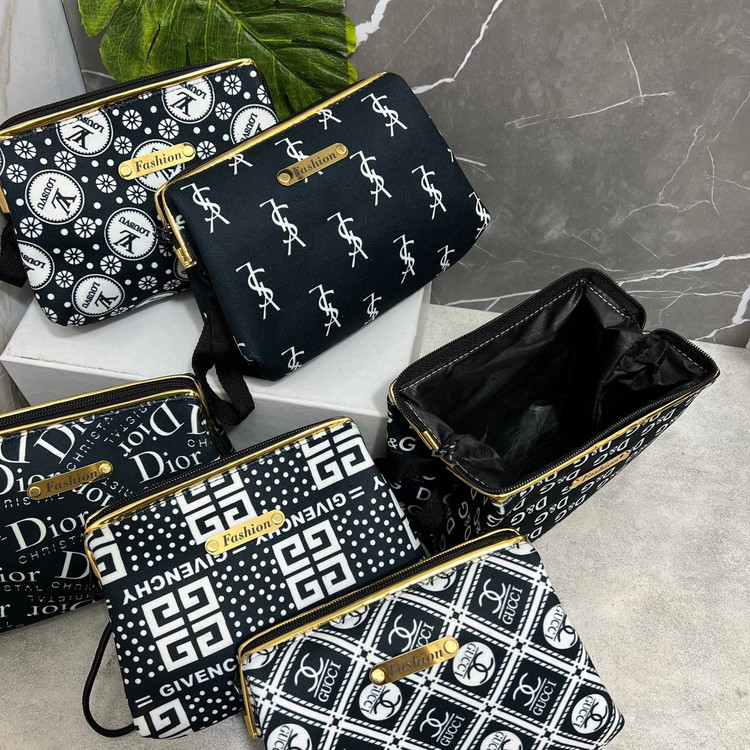 کیف لوازم آرایش طرح برند